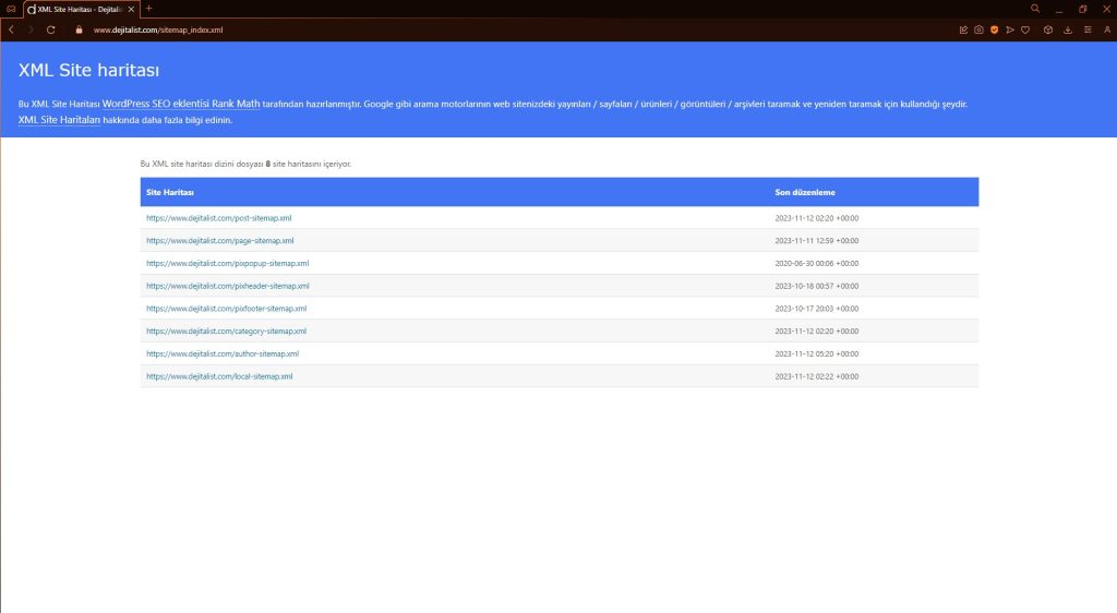 Dejitalist sitemap.xml