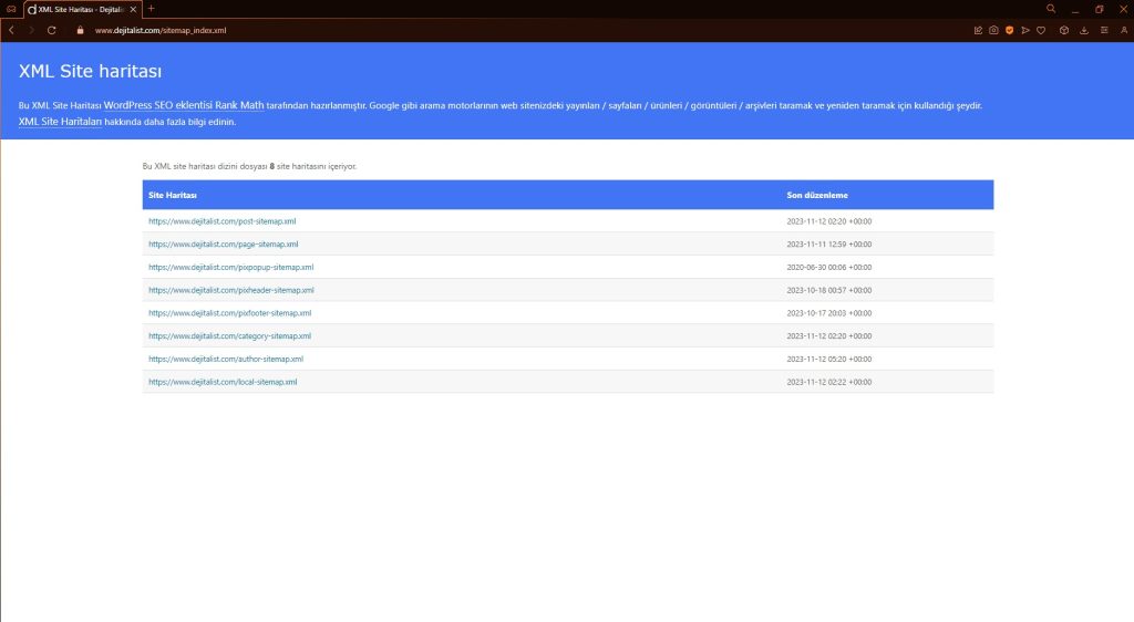 Dejitalist sitemap.xml